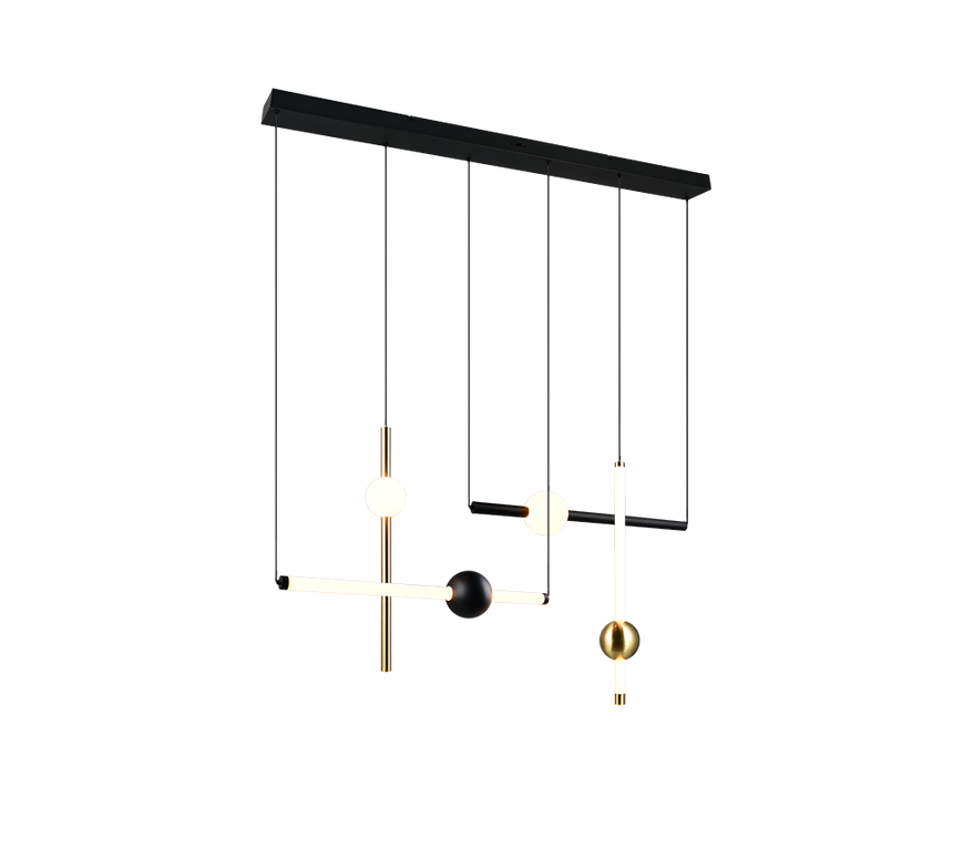 Colgante Melita LED 21W N/oro Cct