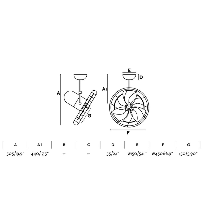 Faro Keiki 33715 KEIKI Ventilador de techo marrón