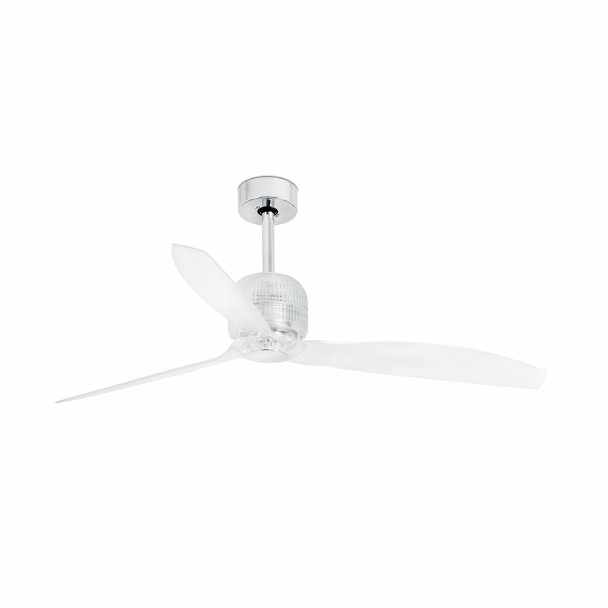 Faro DECO FAN M Ventilador sin luz cuerpo acero cristal 33394D