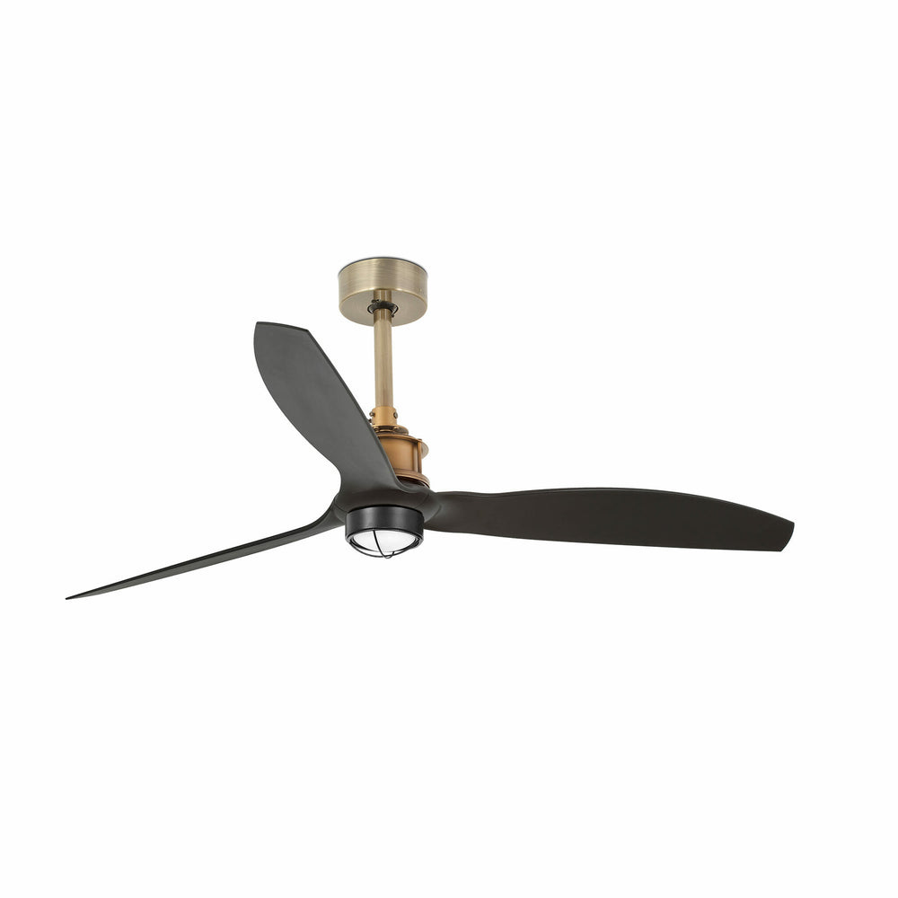 Faro JUST FAN Fan without light, steel body, glass diffuser