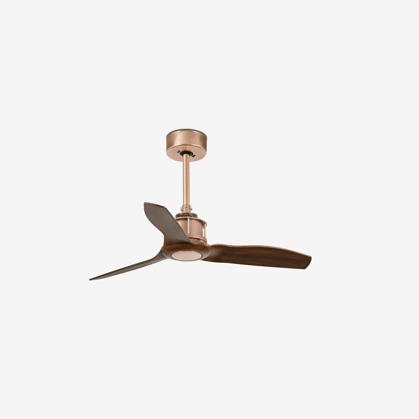 Faro Just Fan XS Fan without light steel body wooden blades 33423