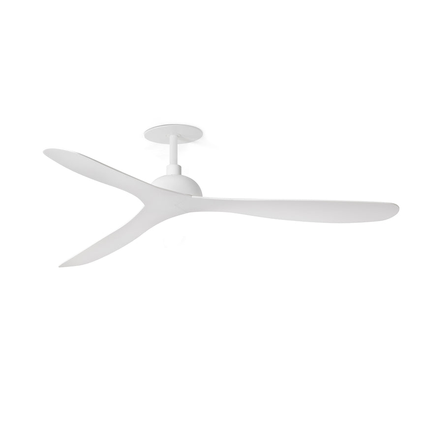 Ventilador de techo Faro Gotland Recessed M blanco mate 3 palas motor DC Ø132cm 33446R