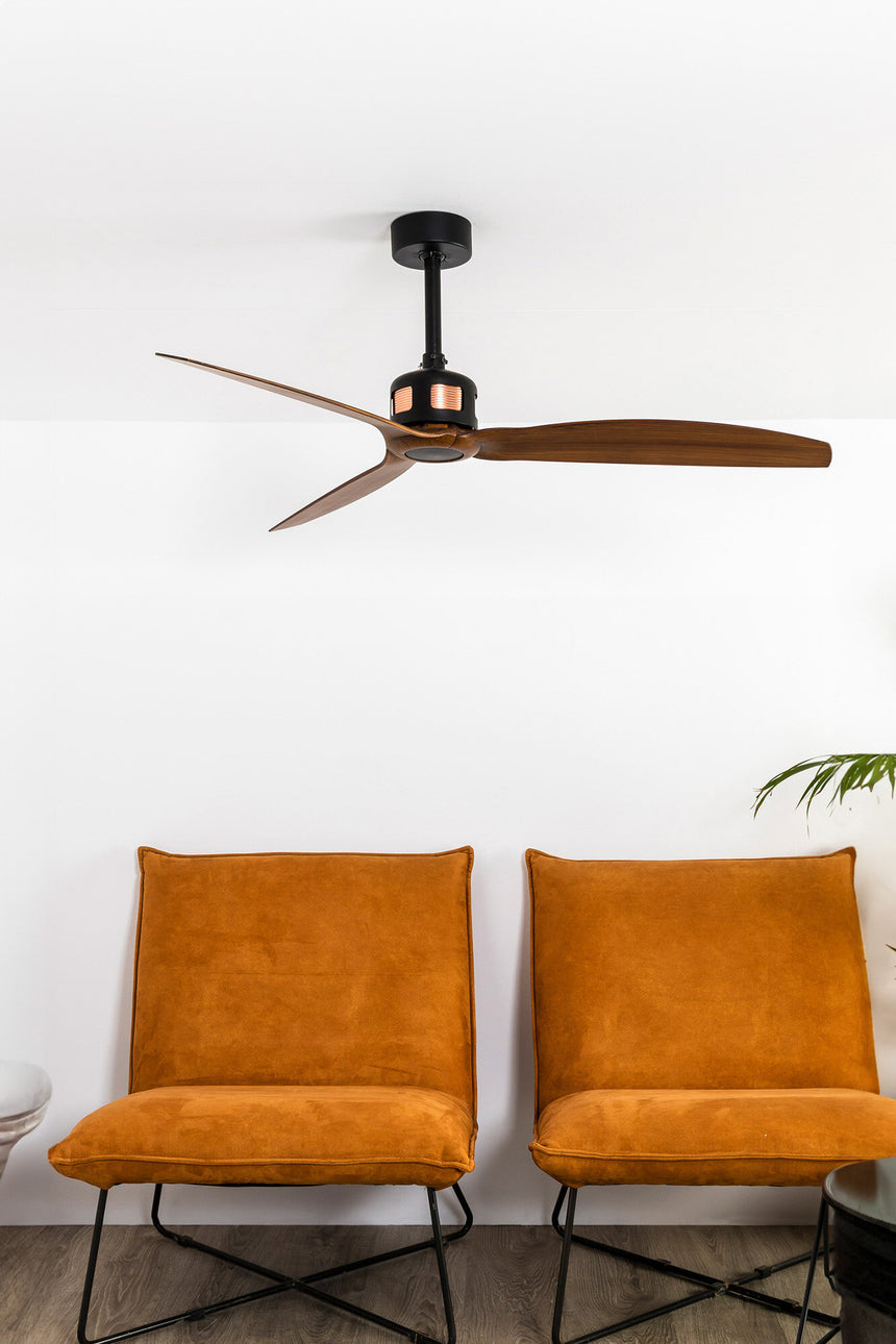 Faro Copper Fan Ventilador sin luz cuerpo acero