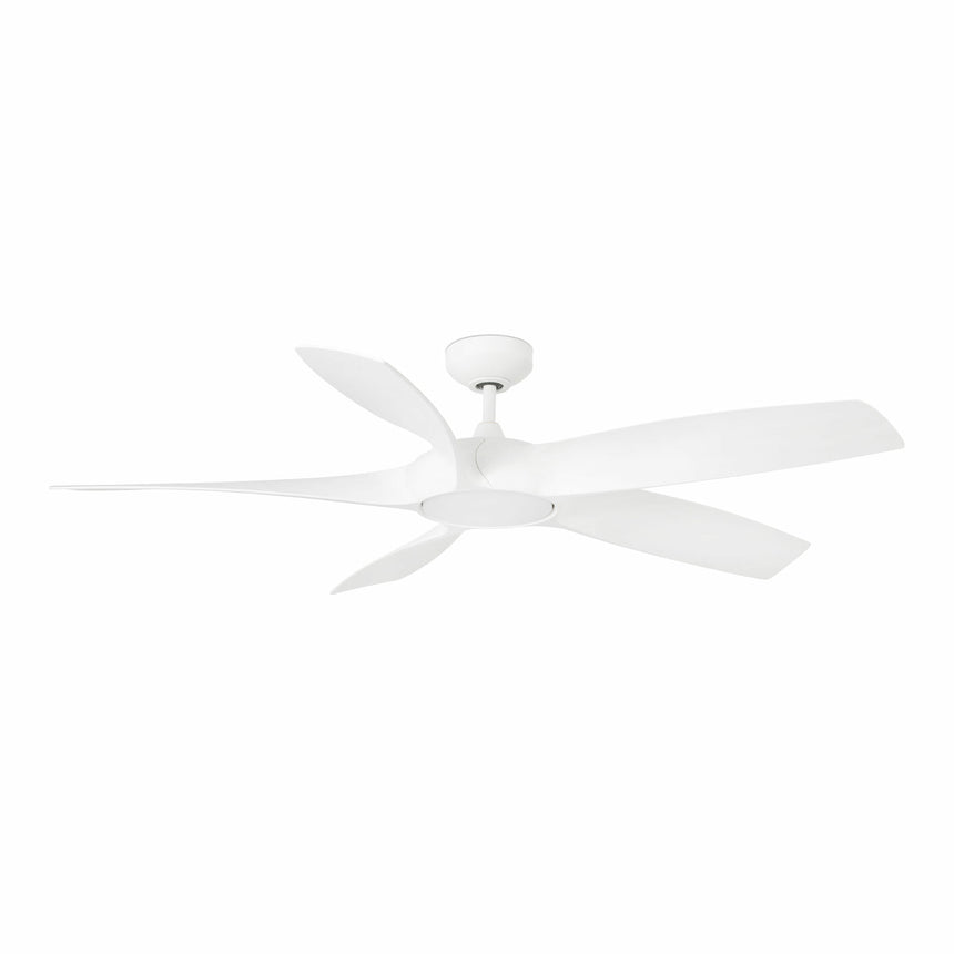Faro Cocos Fan with light steel body, ABS blades, opal PC diffuser 33548