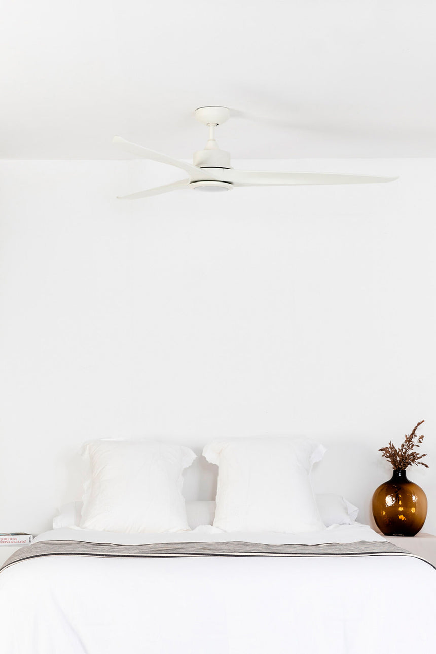 Faro TONIC L LED Ventilador de techo blanco con motor DC 33551