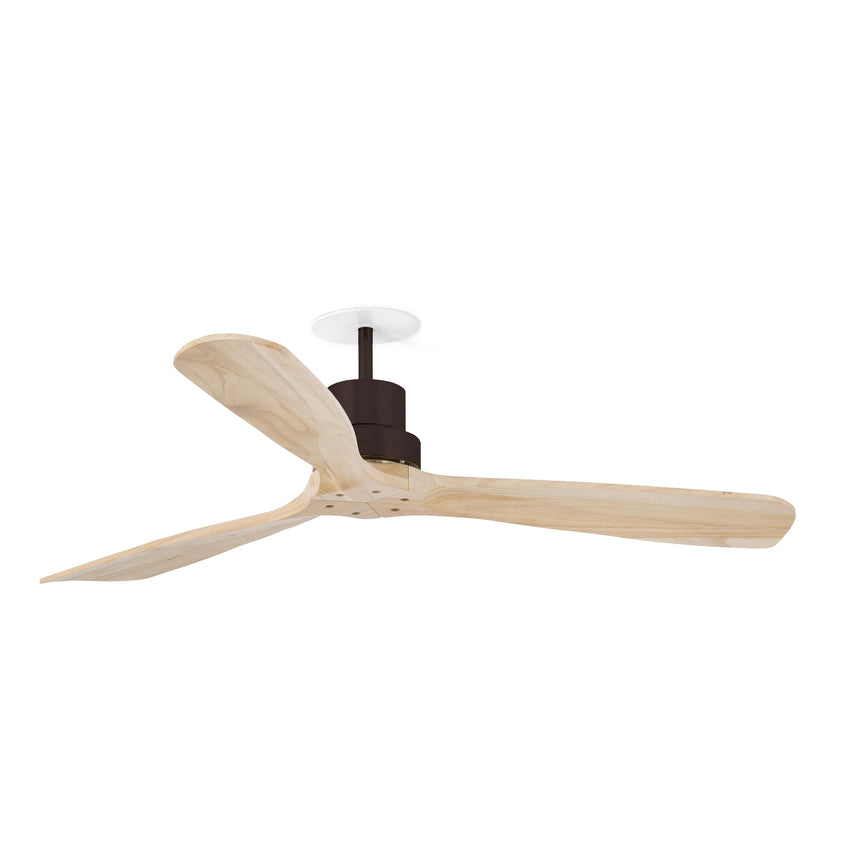 Ventilador de techo Faro Lantau Recessed L pino 3 palas motor DC Ø132cm 33562DCR