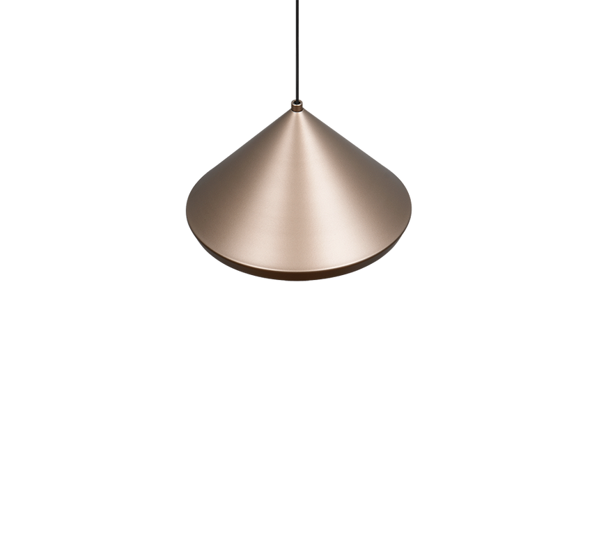 Lámpara de techo colgante Trio Laguna LED marrón café 200cm 336210165