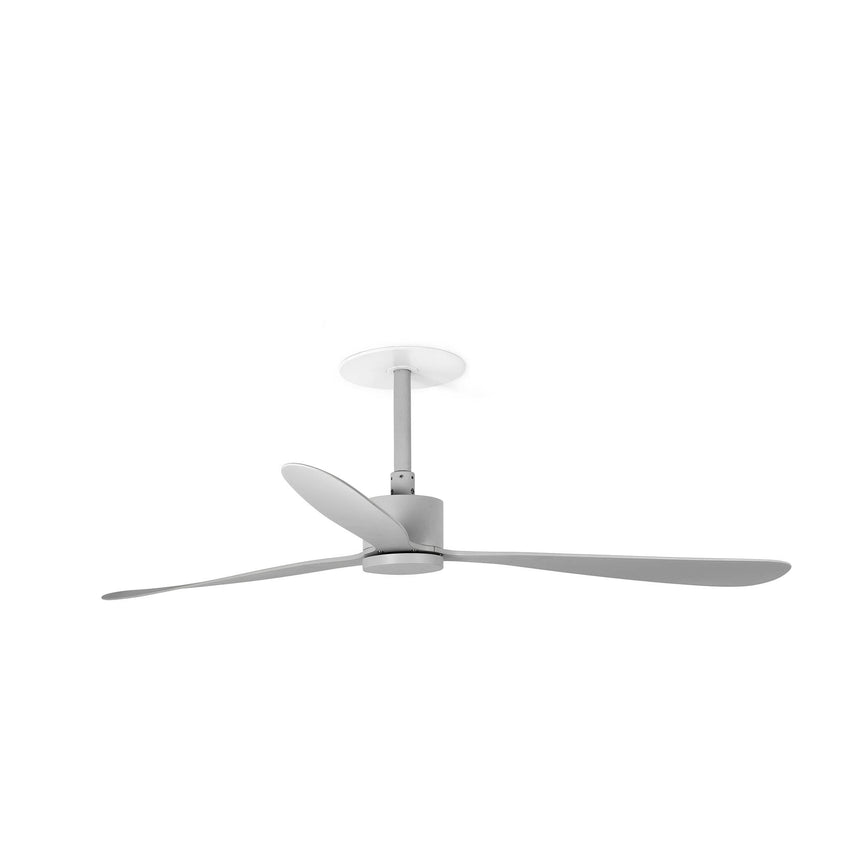 Ventilador de techo Faro Amelia Recessed gris mate 3 palas motor DC Ø132cm 33762R