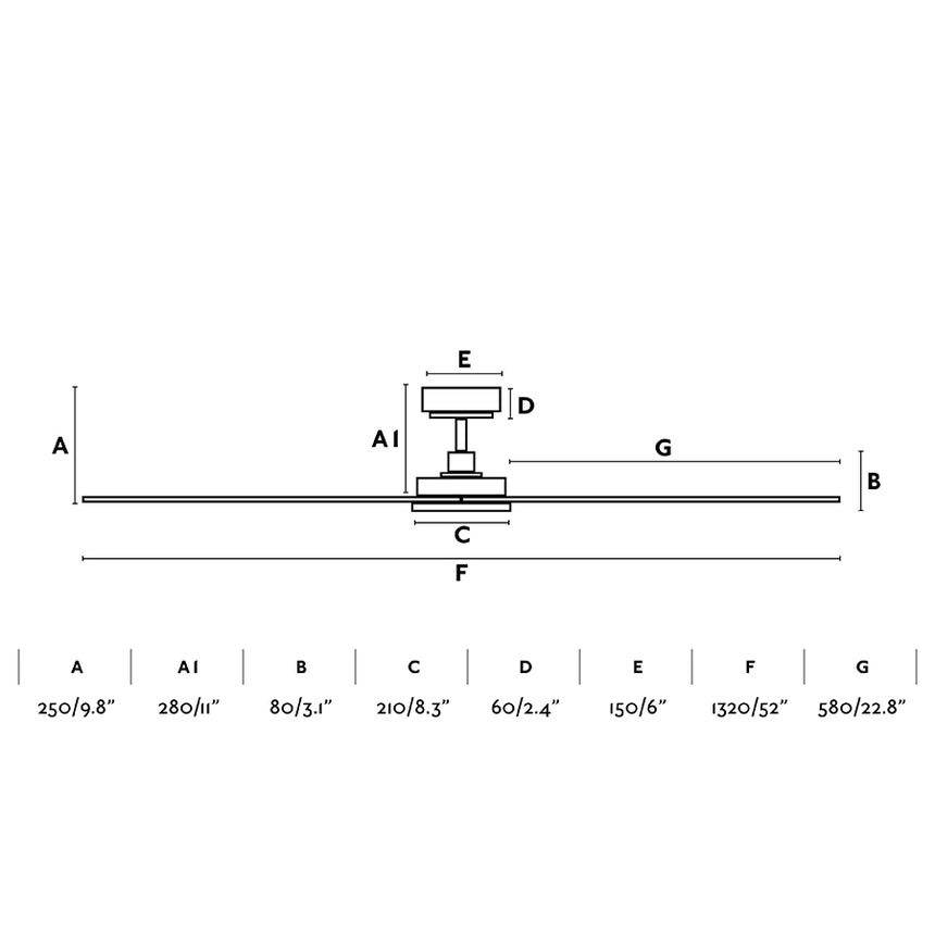 Faro Siros L Fan without light steel body and ABS blades 33804