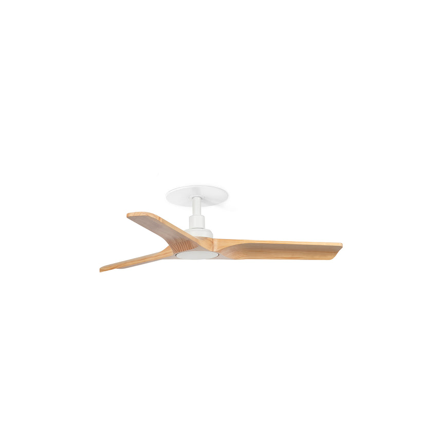 Ventilador de techo Faro Heywood Recessed LED S pino 3 palas motor DC Ø90cm 33805R