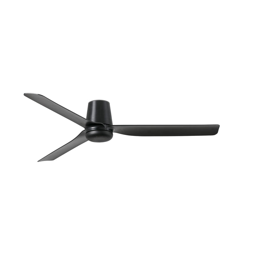 Ventilador de techo sin luz Faro Punt motor DC Ø130cm 3 palas negro mate — ref. 33830 (1)