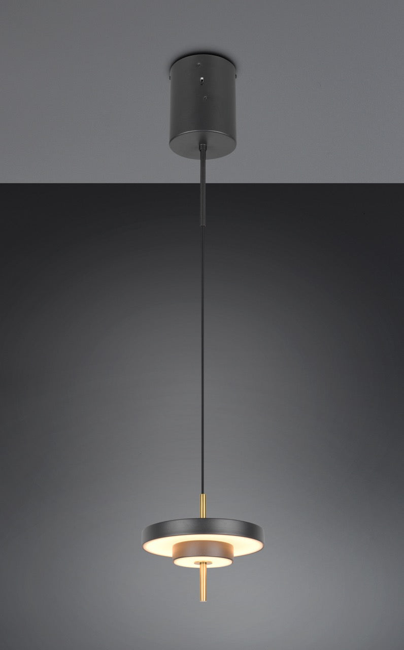 Trio Keaton Lámpara de techo colgante 1 luz CCT regulable 340210180