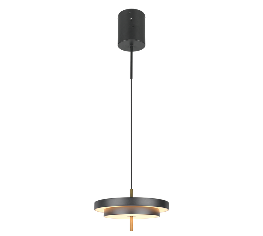 Colgante Keaton 1L Negro/oro 40*