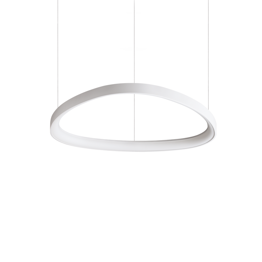 Lámpara colgante Ideal Lux Gemini blanco LED 47W 2700K Ø61cm 341552