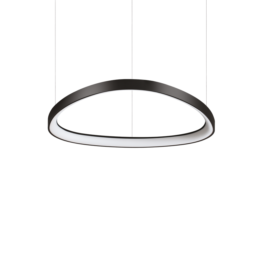 Lámpara colgante Ideal Lux Gemini negro LED 47W 2700K Ø61cm 341569
