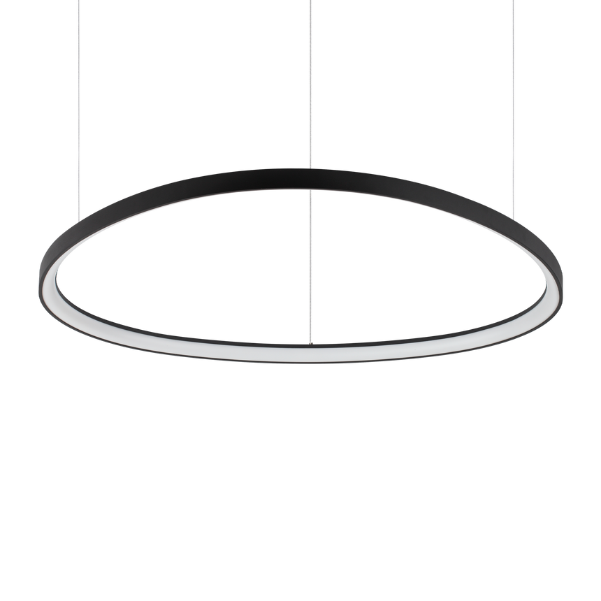 Lámpara colgante Ideal Lux Gemini negro LED 78W Ø105cm 341620