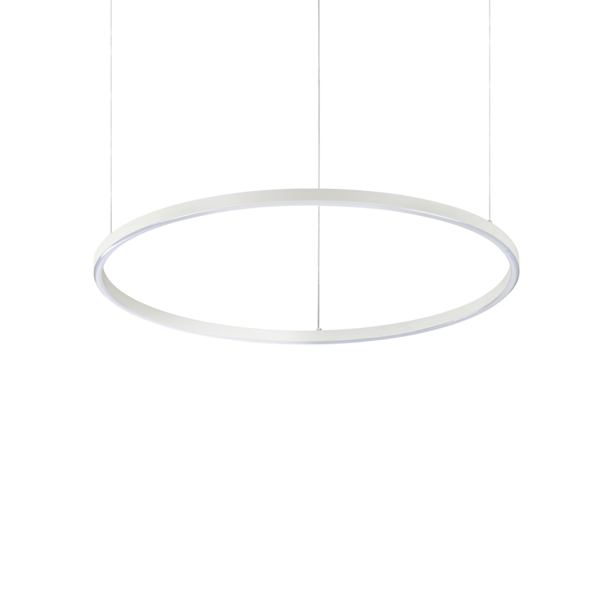 Lámpara colgante Ideal Lux Oracle Slim blanco LED 37W 2700K Ø70cm 342054
