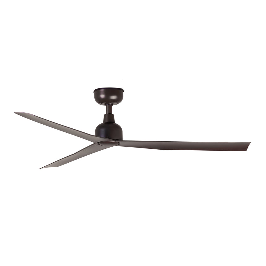 Ventilador de techo Faro Marine M marrón oscuro 3 palas motor DC Ø125cm 34275WT