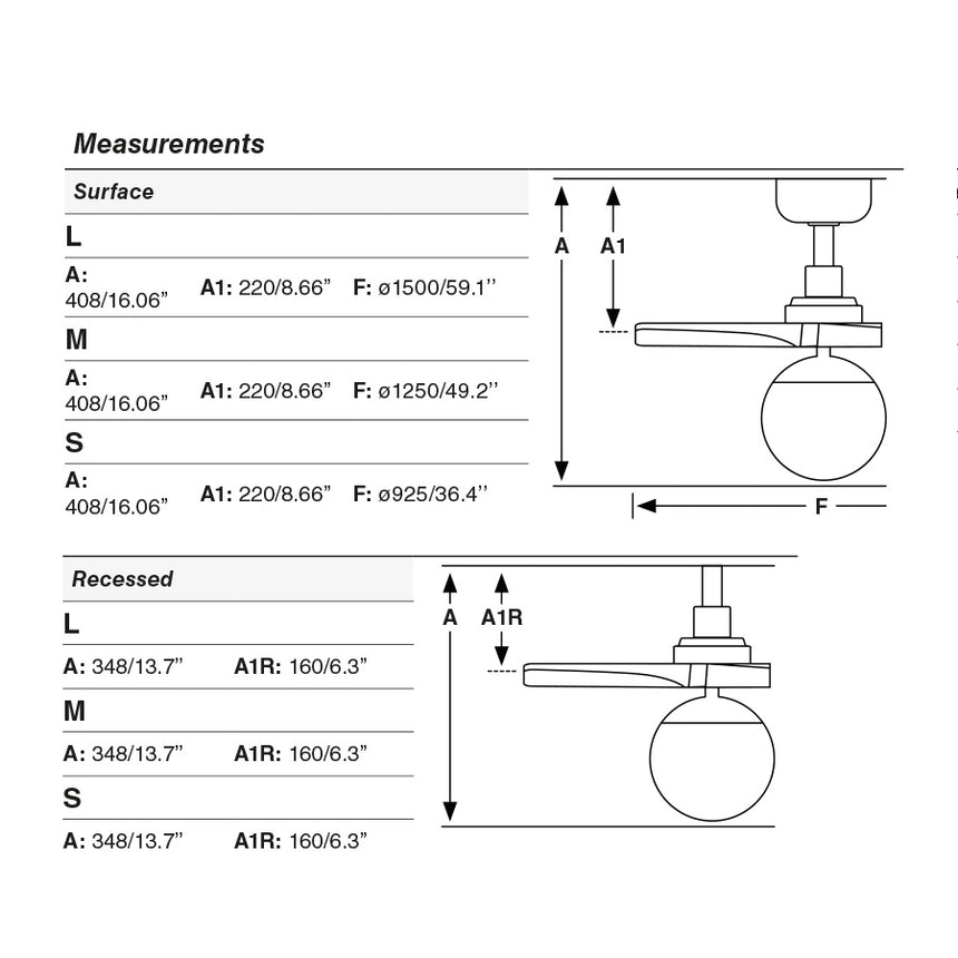 Ventilador de techo con luz Faro Klim motor DC palas de madera LED nogal oscuro Ø92cm 3 palas 342781B