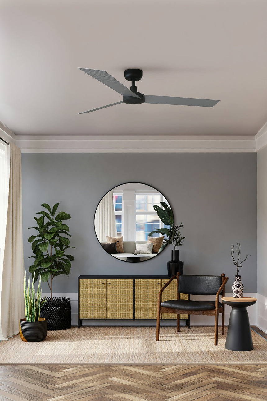 Ventilador de techo sin luz Faro Cruiser motor DC aluminio Ø132cm 3 palas 34286 - vista alternativa