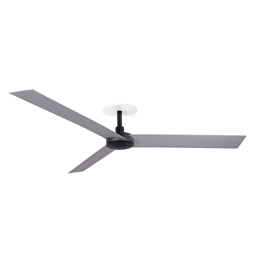 Ventilador de techo Faro Cruiser Recessed XL aluminio 3 palas motor DC Ø160cm 34287R