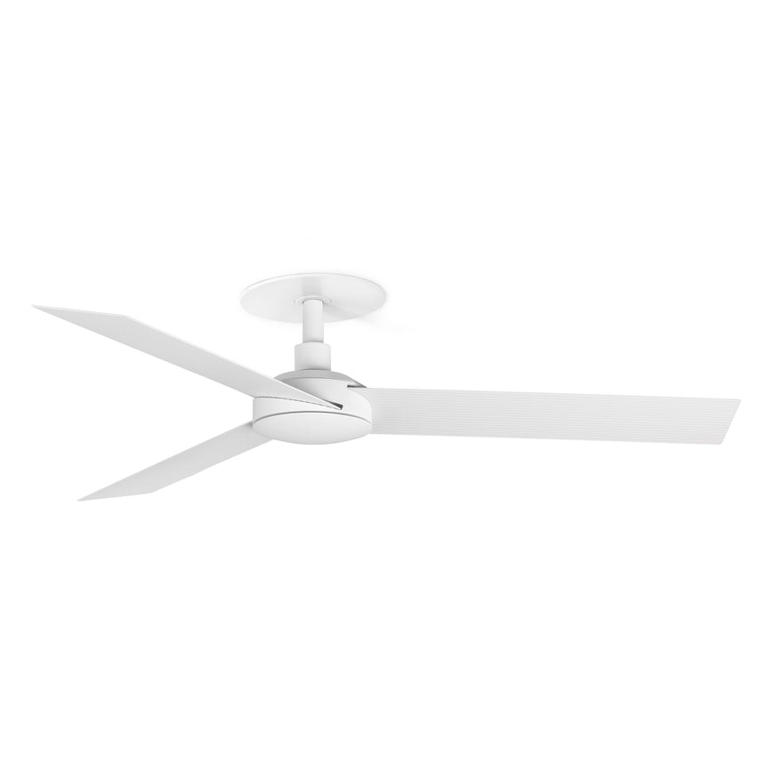 Ventilador de techo Faro Cruiser Recessed S blanco mate 3 palas motor DC Ø106cm 34288R