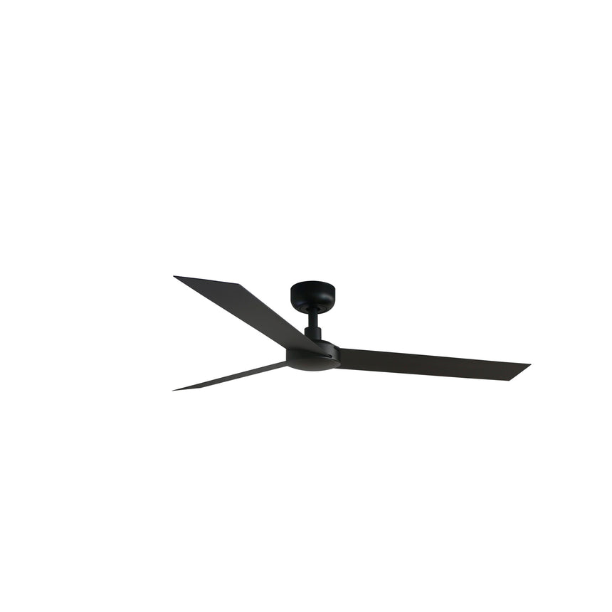 Ventilador de techo sin luz Faro Cruiser motor DC negro mate Ø132cm 3 palas 34291
