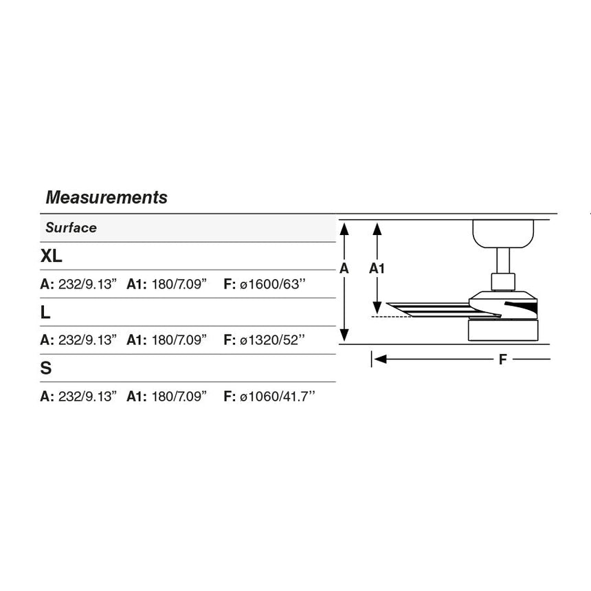 Medidas y dimensiones Faro Cruiser XL LED blanco mate 34292WT-1TW (cm)