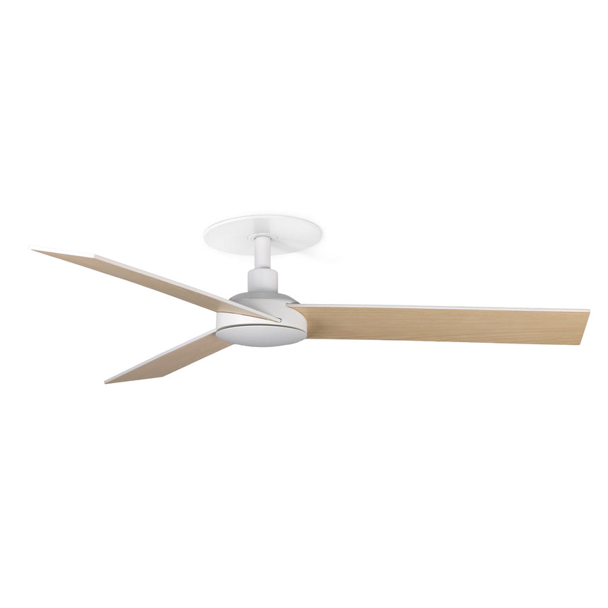 Ventilador de techo Faro Rudder Recessed 3 S fresno 3 palas motor DC Ø106cm 34295R