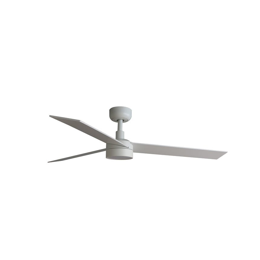 Ventilador de techo con luz Faro Rudder L LED fresno 3 palas motor DC 2700-6500K Ø132cm 34297-1TW