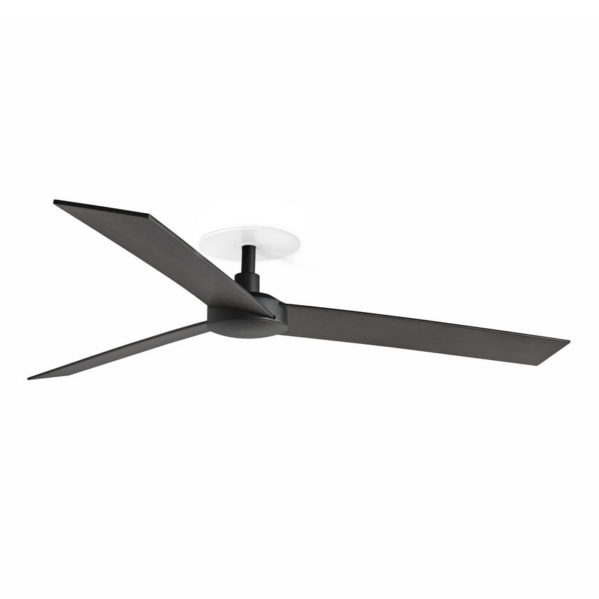 Ventilador de techo Faro Rudder Recessed 3 L nogal 3 palas motor DC Ø132cm 34298R