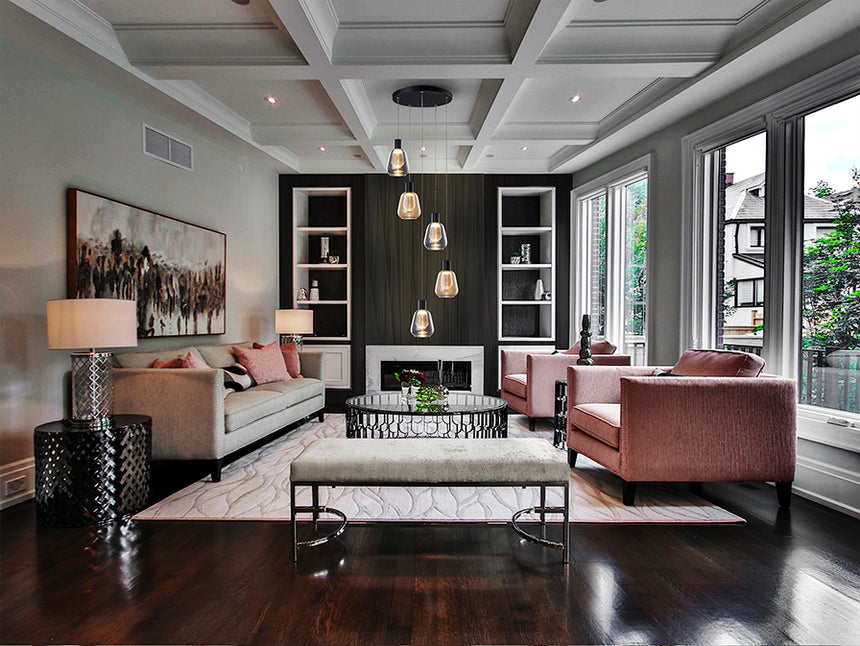 Schuller I3 Carisa Lámpara 5 luces negro D40 343051