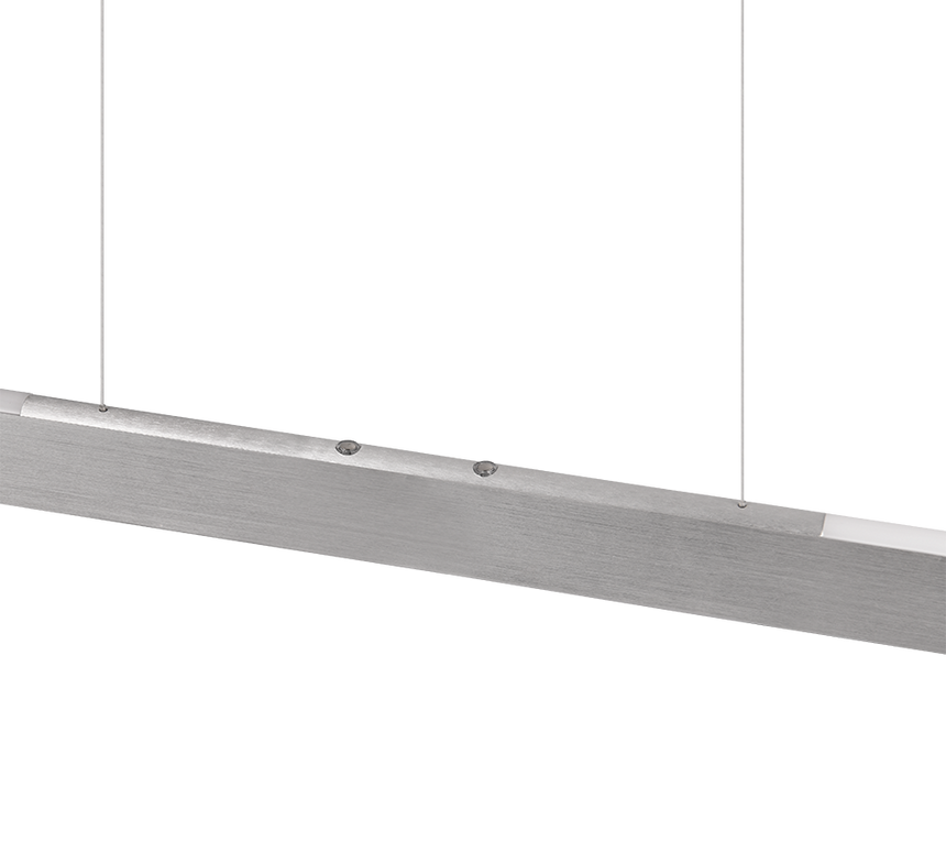 Trio Helios Lámpara colgante metal aluminio pulido 343310105