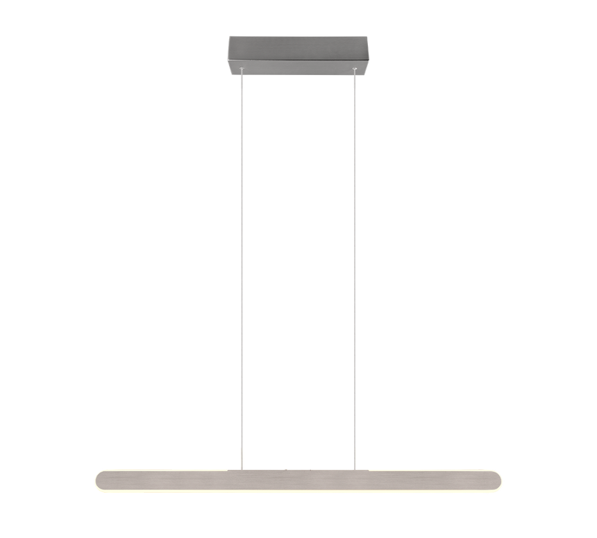 Trio Helios Lámpara colgante metal aluminio pulido 343310105