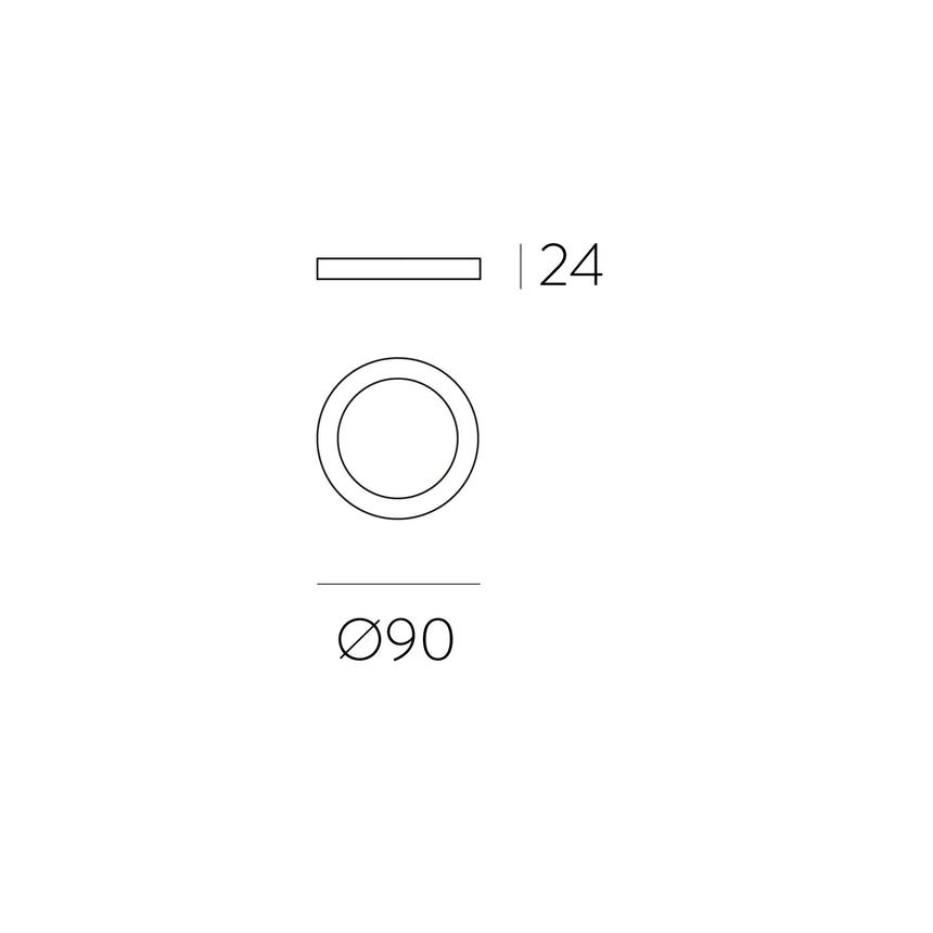 ACB Kore Plafón LED blanco 6W 3000K P343510B