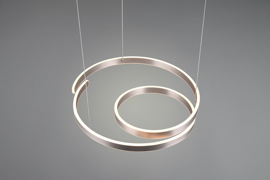Trio Marnie LED Pendant Ceiling Lamp 68W Silver 344110105