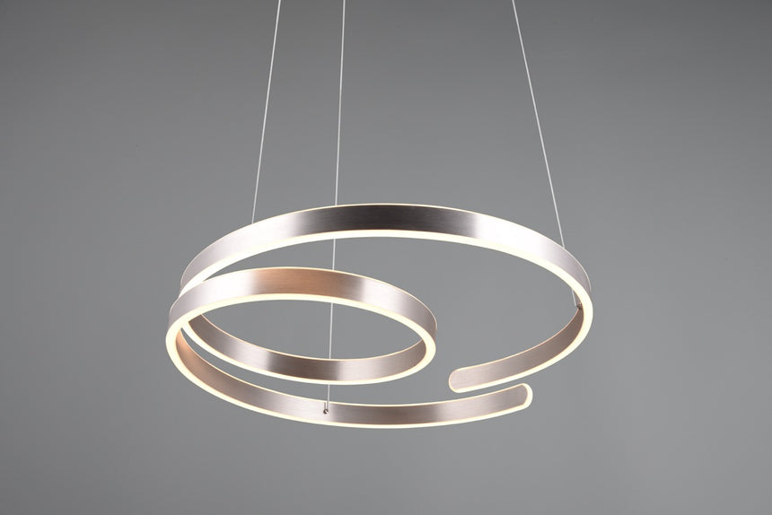 Trio Marnie LED Pendant Ceiling Lamp 68W Silver 344110105
