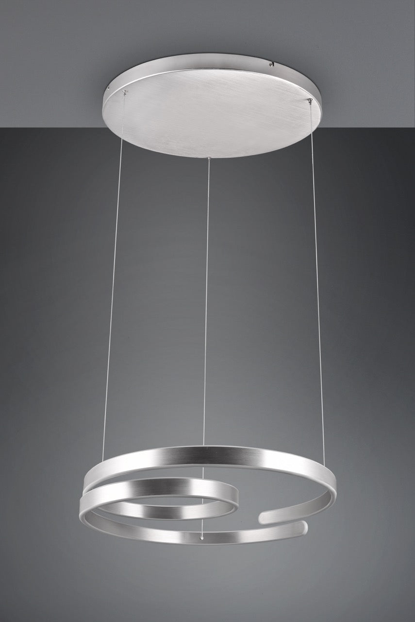 Trio Marnie LED Pendant Ceiling Lamp 68W Silver 344110105