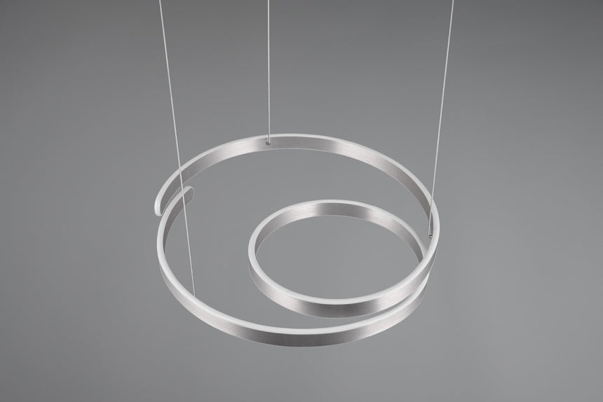 Trio Marnie LED Pendant Ceiling Lamp 68W Silver 344110105