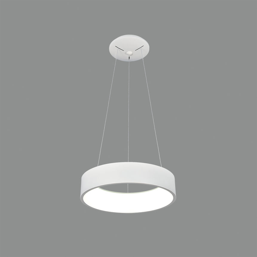 ACB Dilga Lámpara de techo colgante LED 45cm blanco Slide Switch 2700K 3000K C3450170B