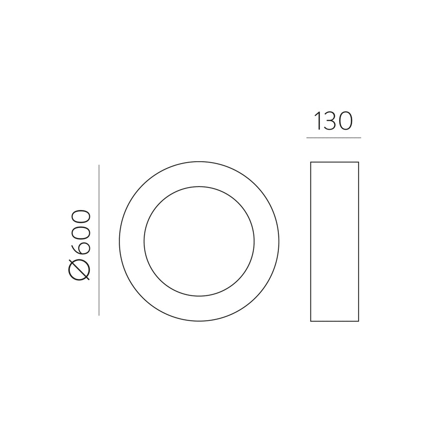 ACB Dilga Plafón LED slide switch Casambi blanco P3450270BCA