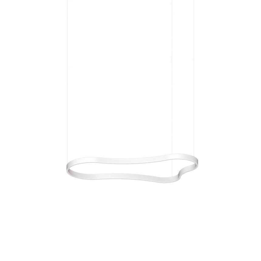 Lámpara colgante Ideal Lux Waves blanco LED 45W Ø125,4cm 345260