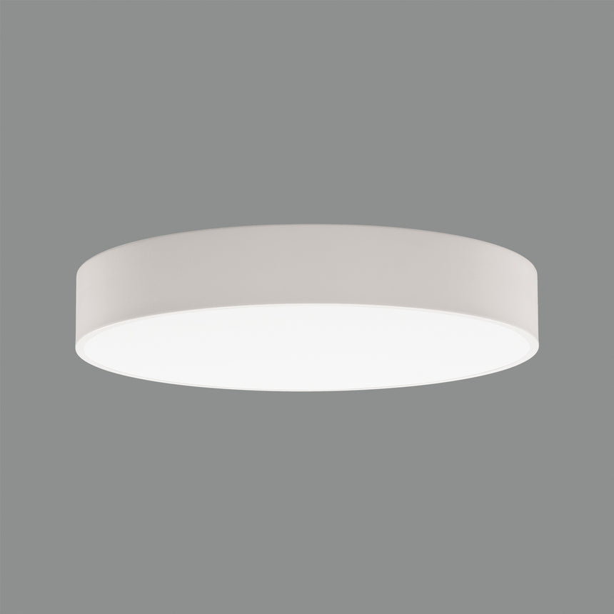 ACB Isia ceiling light 3453/60 Textured White, LED 55W 5250lm, CRI90 CL.I, integrated LED, Kelvin 3000K-4000K Slide Switch P3453170B