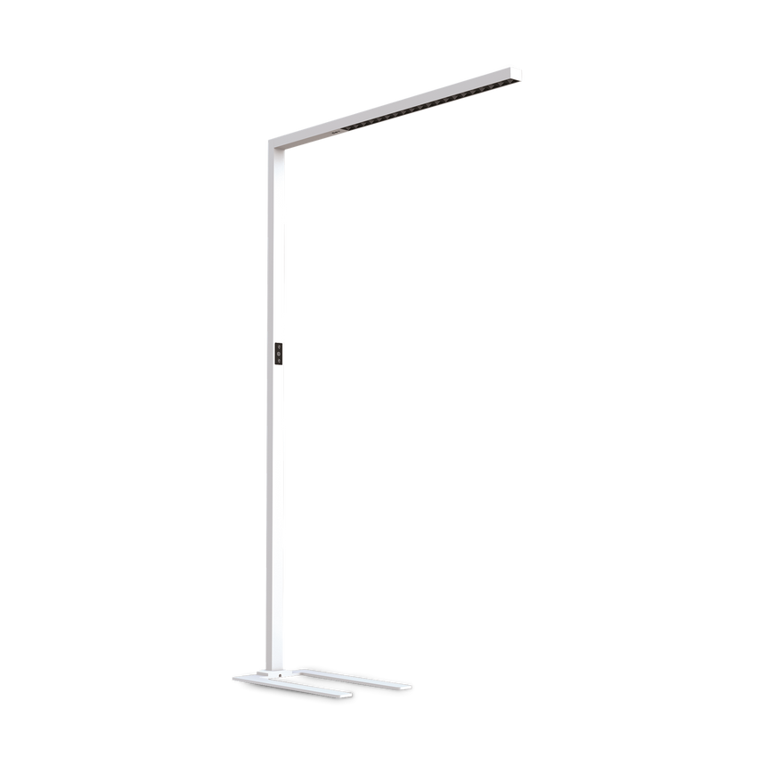 Lámpara de pie Ideal Lux Comfort blanco LED 76W 2700K regulable 197cm 345307
