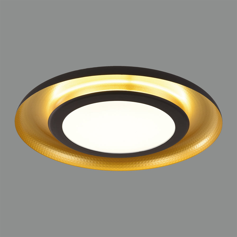 ACB Shiitake ceiling lamp black/gold LED P374060NO