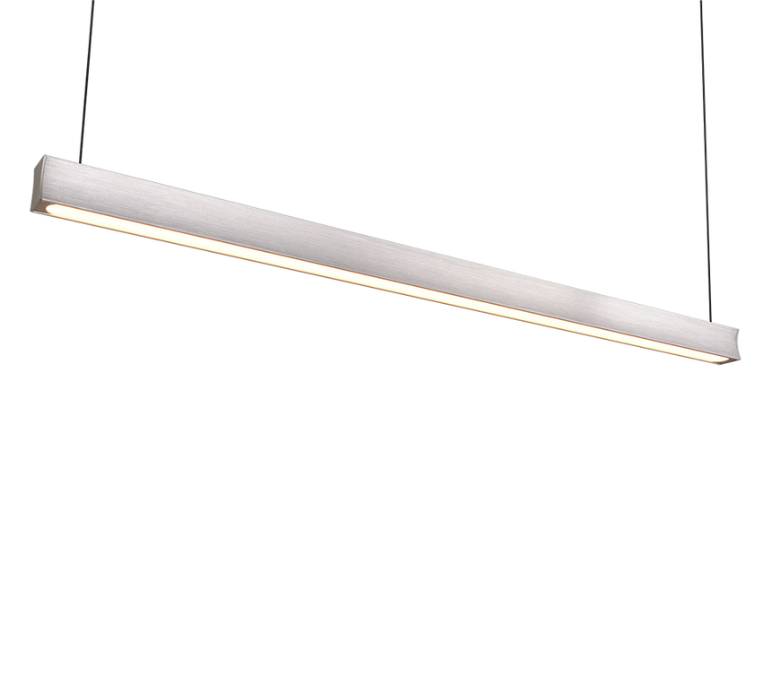 Lámpara de techo colgante Trio Wallace LED níquel mate 20cm 347910107
