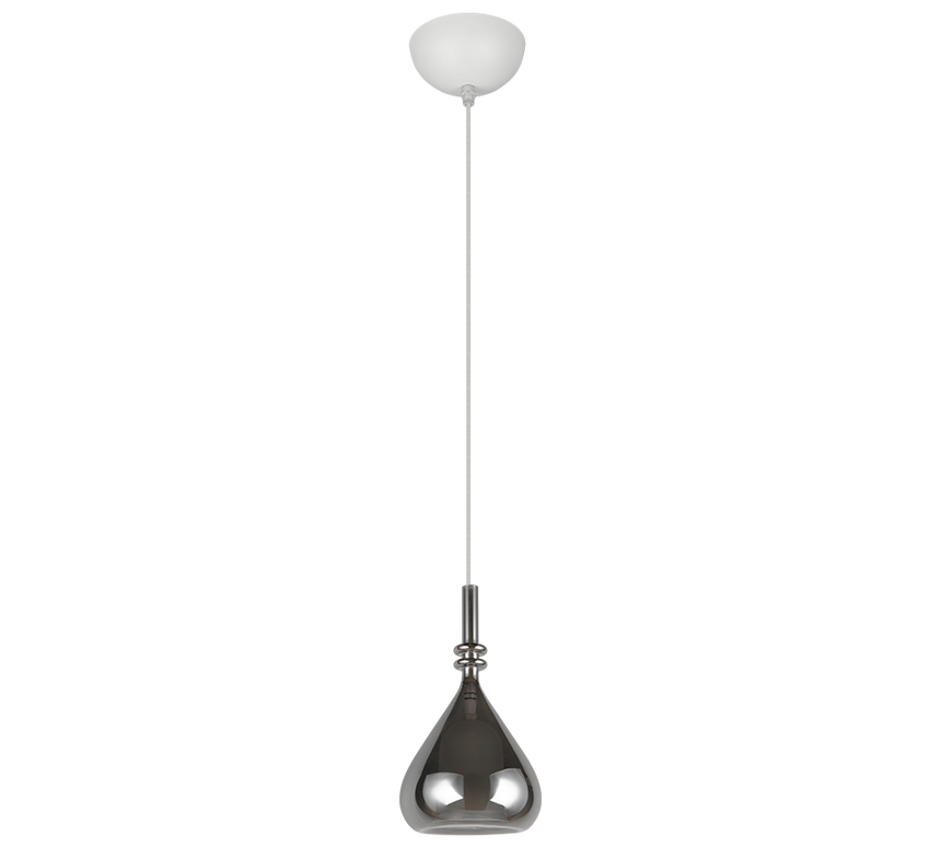 Lámpara de techo colgante Trio Aldea LED blanco mate 2700K 200cm 349400157