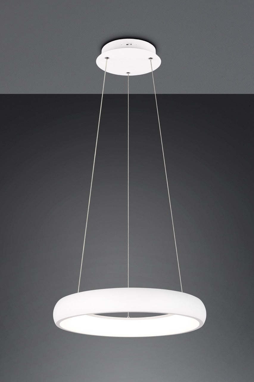 Trio Cardona LED Pendant Ceiling Lamp White 29W 46cm 349614531