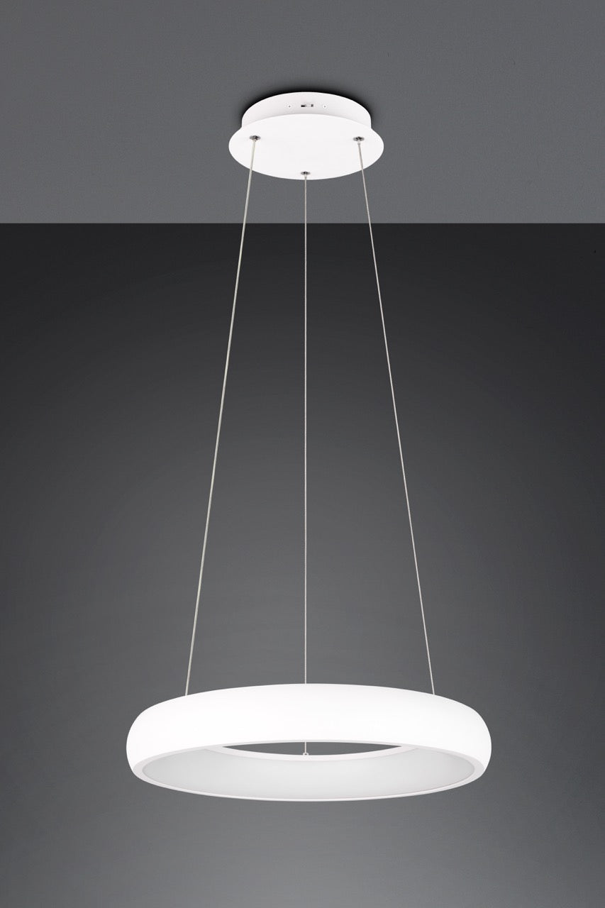 Trio Cardona LED Pendant Ceiling Lamp White 29W 46cm 349614531