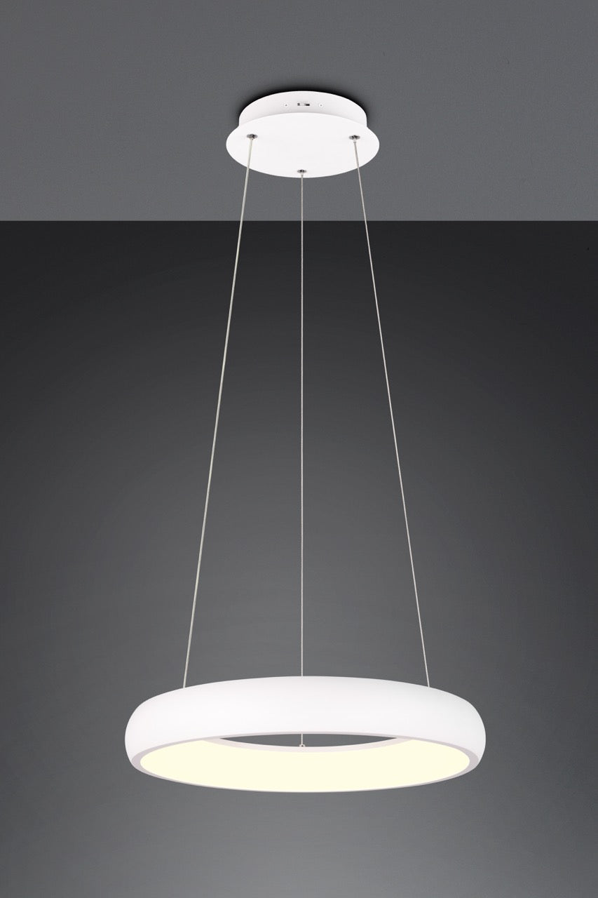 Trio Cardona LED Pendant Ceiling Lamp White 29W 46cm 349614531